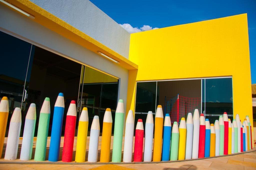 Lacqua Diroma V Apt Localizado Proximo A Portariaparque Aquatico Completo Nao Dispomos De Roupa De Cama E Banho Caldas Novas Kültér fotó